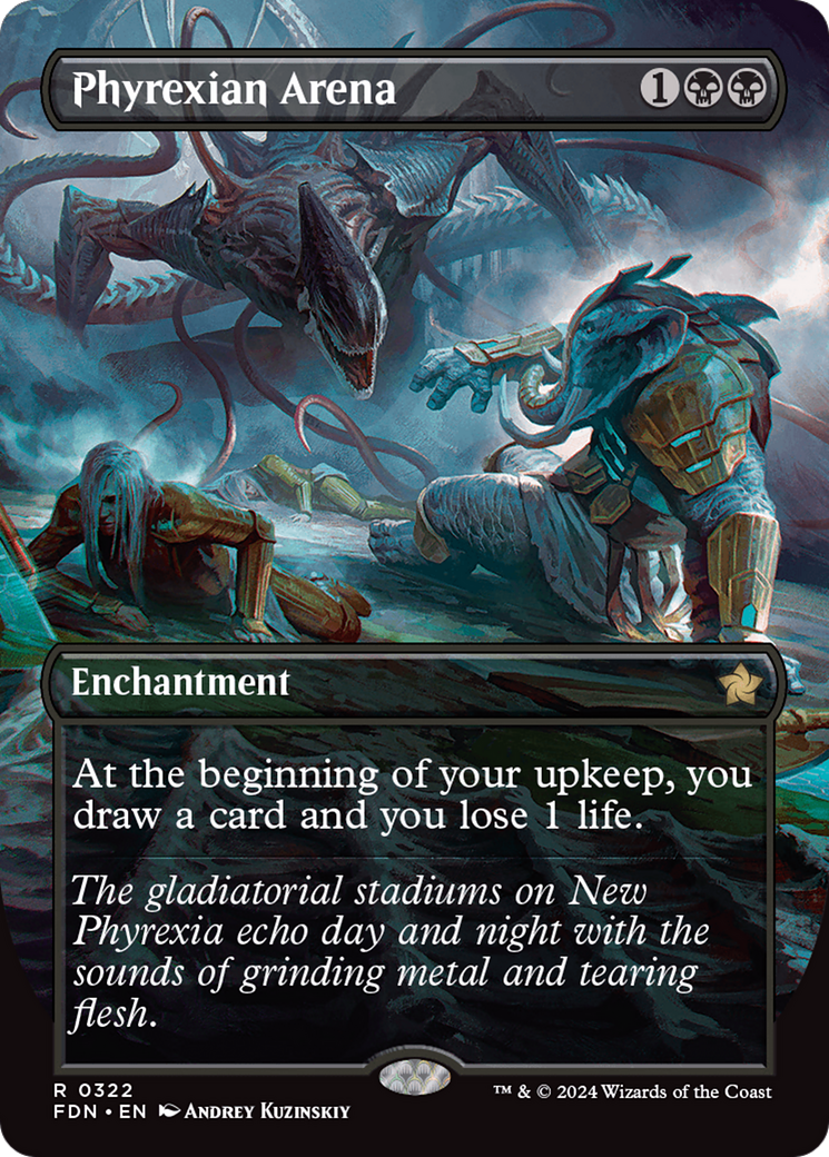 Phyrexian Arena (Borderless) [Foundations] | Card Merchant Takapuna