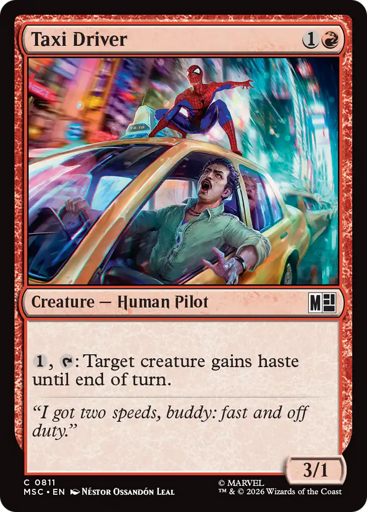 Taxi Driver [Marvel Super Heroes Commander] | Card Merchant Takapuna