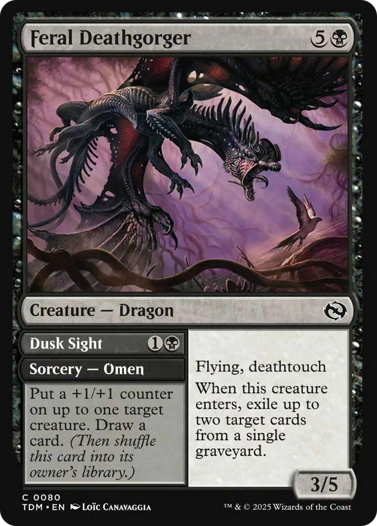 Feral Deathgorger [Tarkir: Dragonstorm] | Card Merchant Takapuna