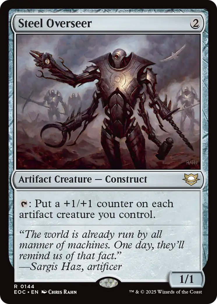 Steel Overseer [Edge of Eternities Commander] | Card Merchant Takapuna