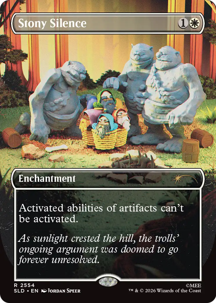 Stony Silence [Secret Lair Drop Series] | Card Merchant Takapuna