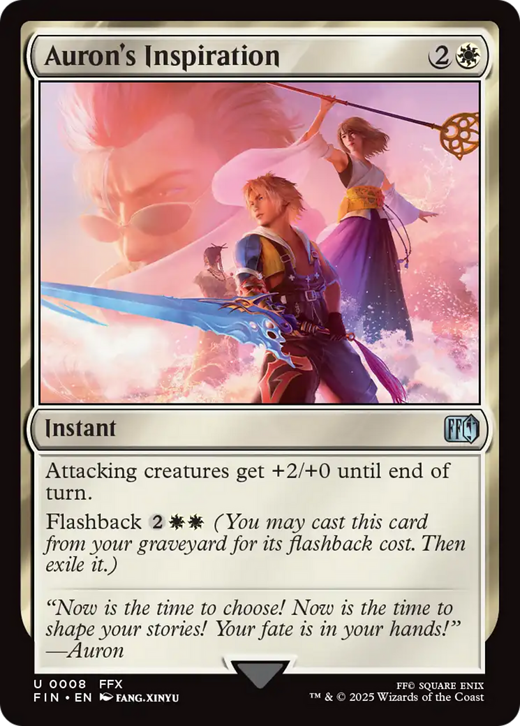 Auron's Inspiration [FINAL FANTASY] | Card Merchant Takapuna