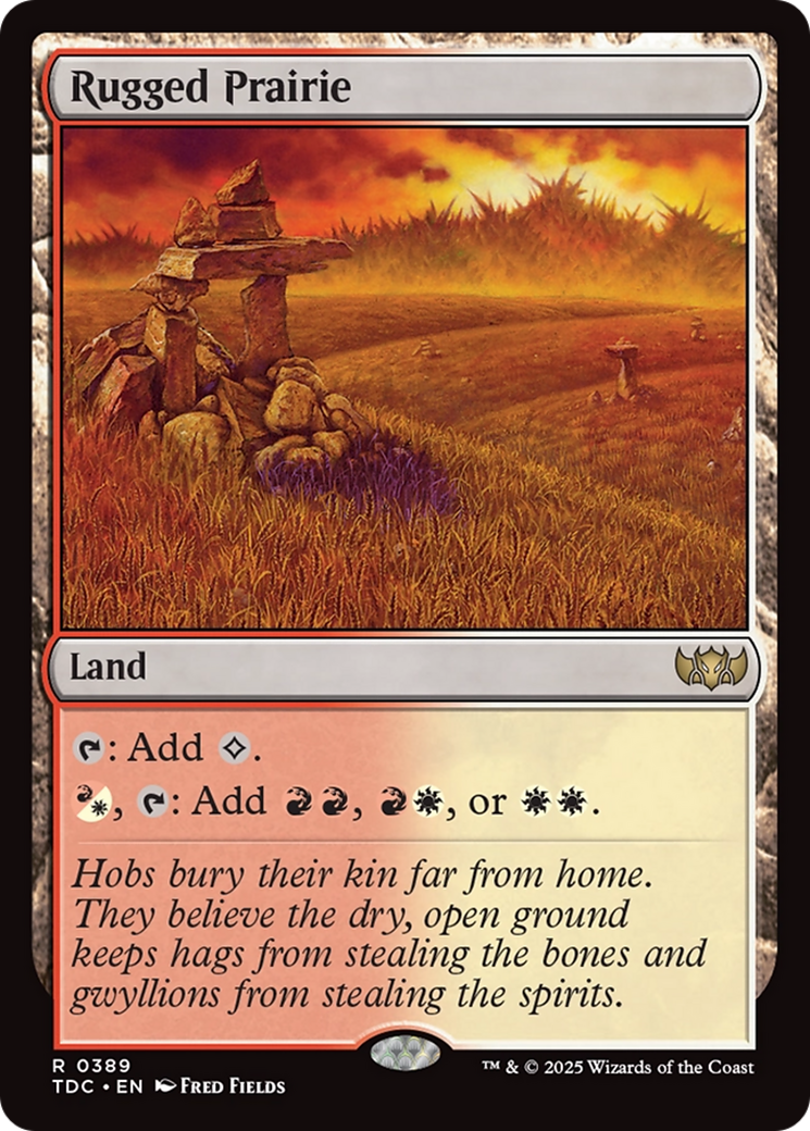 Rugged Prairie [Tarkir: Dragonstorm Commander] | Card Merchant Takapuna