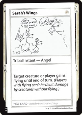 Sarah's Wings (2021 Edition) [Mystery Booster Playtest Cards] | Card Merchant Takapuna