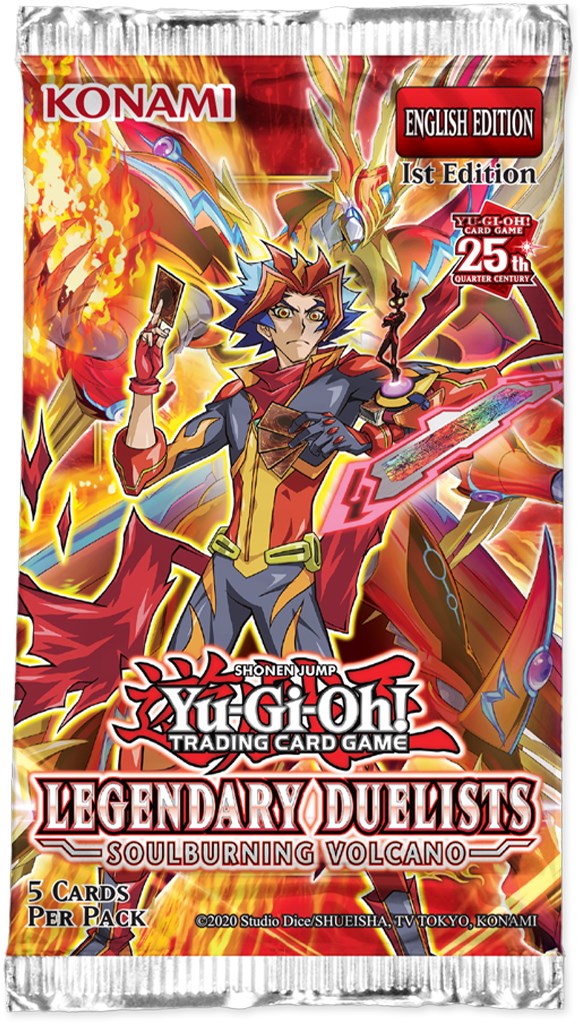 YGO Booster Pack - Legendary Duelists: Soulburning Volcano (1st Edition) | Card Merchant Takapuna