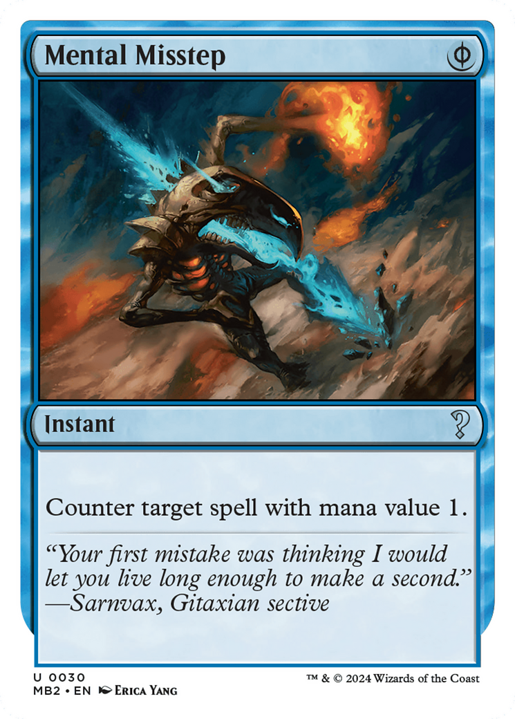 Mental Misstep (White Border) [Mystery Booster 2] | Card Merchant Takapuna