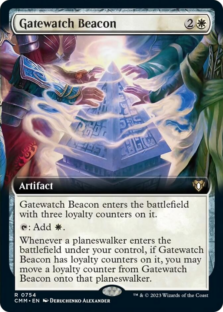 Gatewatch Beacon (Extended Art) [Commander Masters] | Card Merchant Takapuna