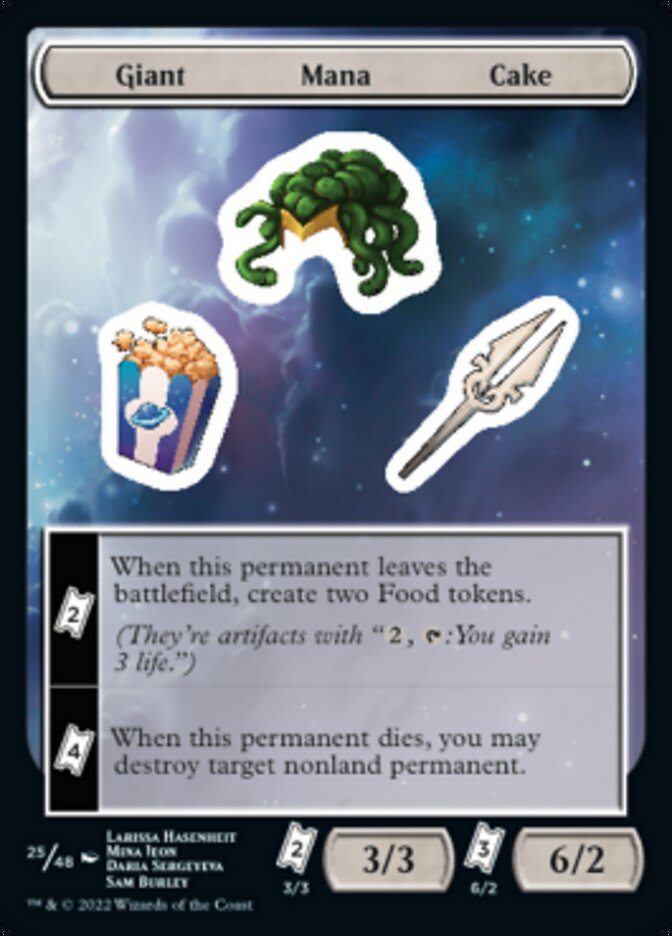 Giant Mana Cake [Unfinity Stickers] | Card Merchant Takapuna
