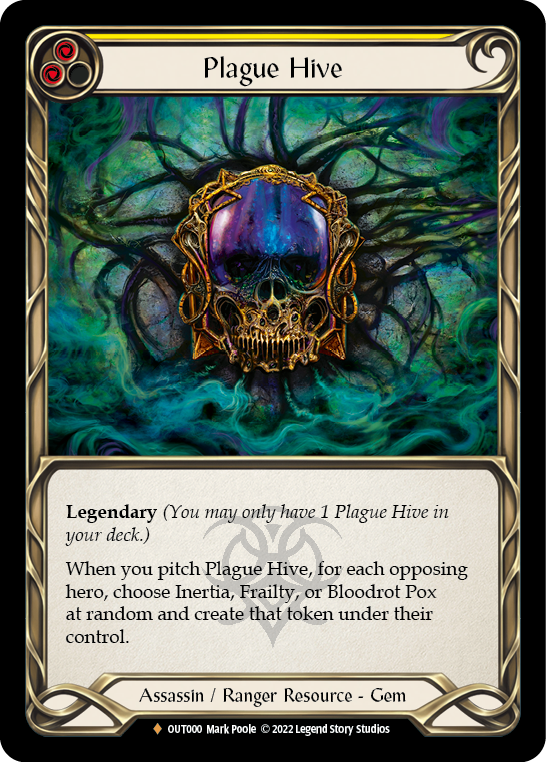 Plague Hive [OUT000] (Outsiders)  Cold Foil | Card Merchant Takapuna