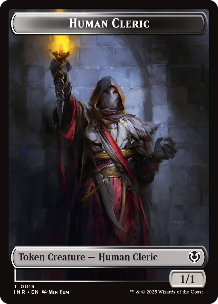Demon // Human Cleric Double-Sided Token [Innistrad Remastered Tokens] | Card Merchant Takapuna