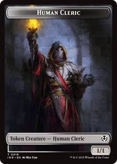 Demon // Human Cleric Double-Sided Token [Innistrad Remastered Tokens] | Card Merchant Takapuna