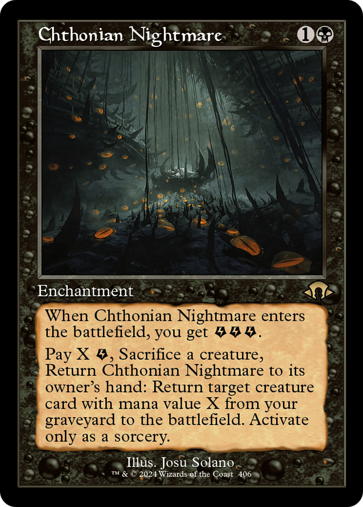 Chthonian Nightmare (Retro) [Modern Horizons 3] | Card Merchant Takapuna