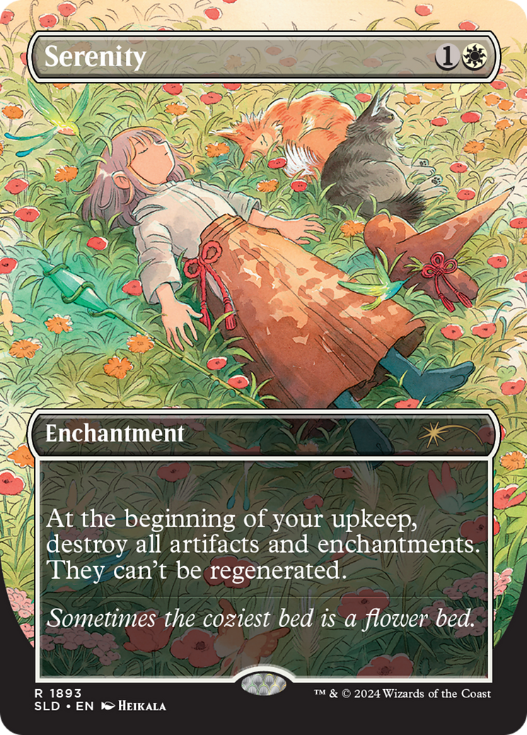 Serenity (Rainbow Foil) [Secret Lair Drop Series] | Card Merchant Takapuna