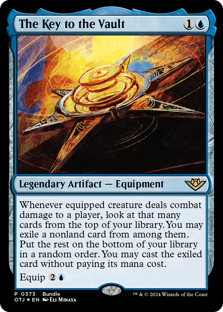 The Key to the Vault (OTJ Bundle) [Outlaws of Thunder Junction Promos] | Card Merchant Takapuna