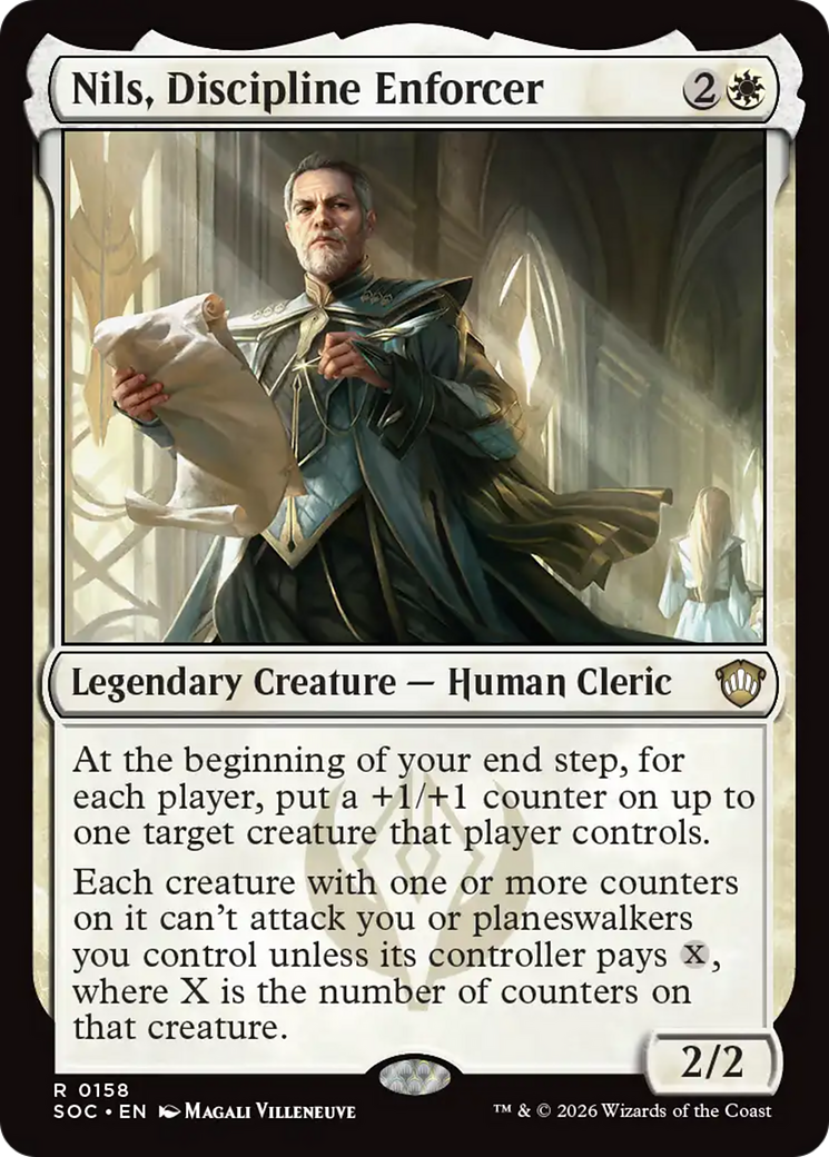 Nils, Discipline Enforcer [Secrets of Strixhaven Commander] | Card Merchant Takapuna