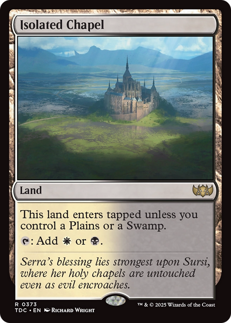 Isolated Chapel [Tarkir: Dragonstorm Commander] | Card Merchant Takapuna