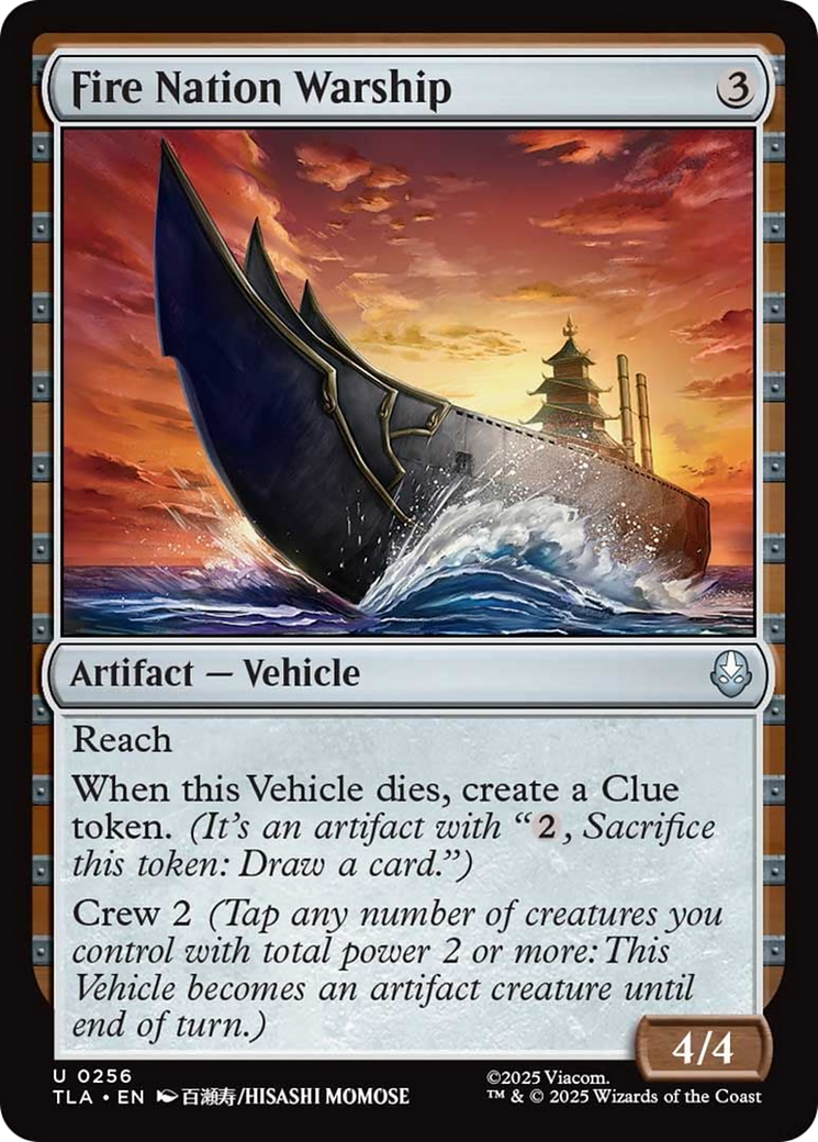 Fire Nation Warship [Avatar: The Last Airbender] | Card Merchant Takapuna