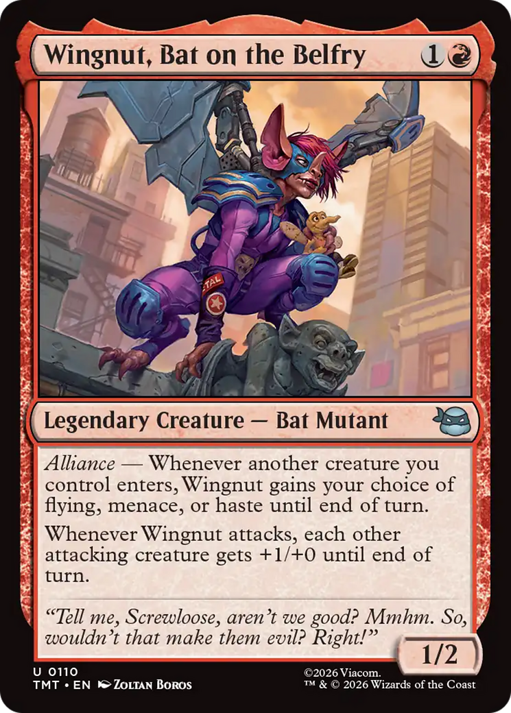 Wingnut, Bat on the Belfry [Teenage Mutant Ninja Turtles] | Card Merchant Takapuna