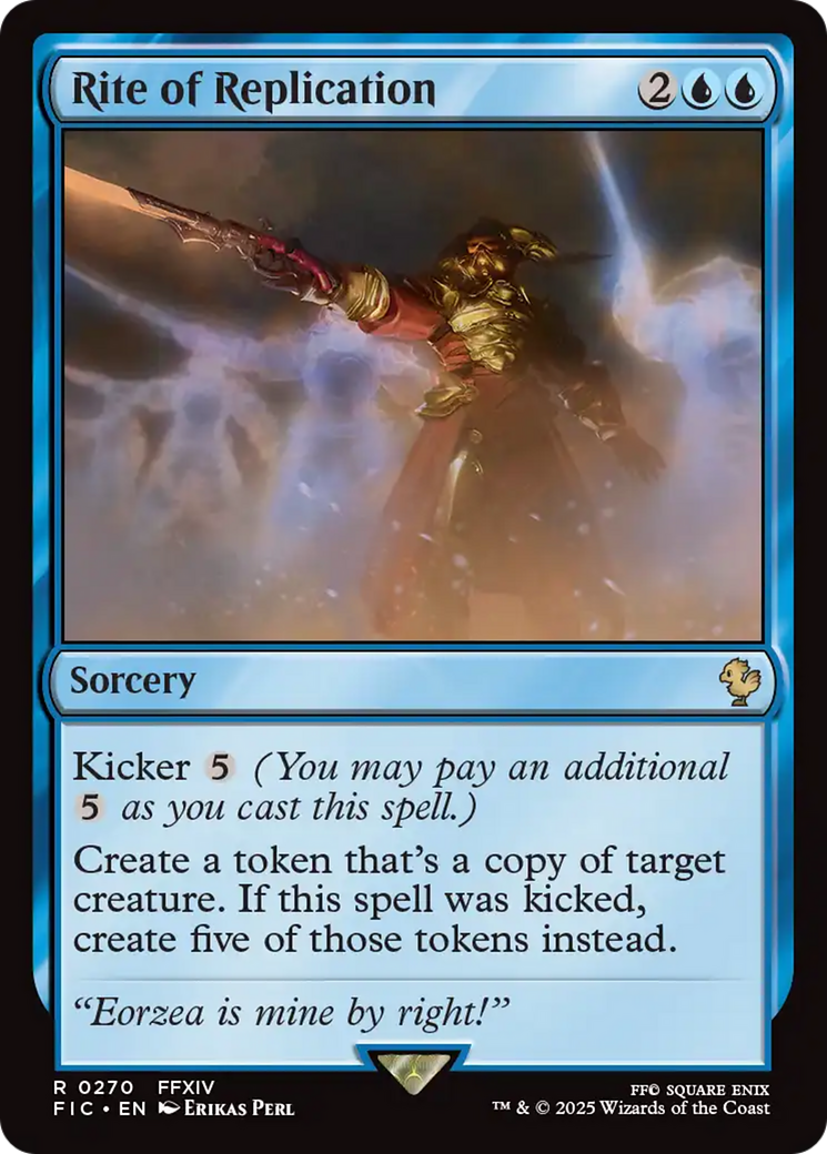 Rite of Replication [FINAL FANTASY Commander] | Card Merchant Takapuna