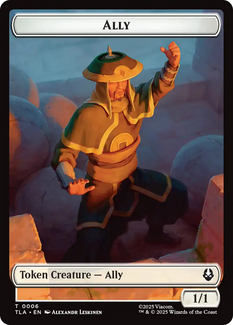 Ally (0006) // Bear Double-Sided Tokens [Avatar: The Last Airbender Tokens] | Card Merchant Takapuna