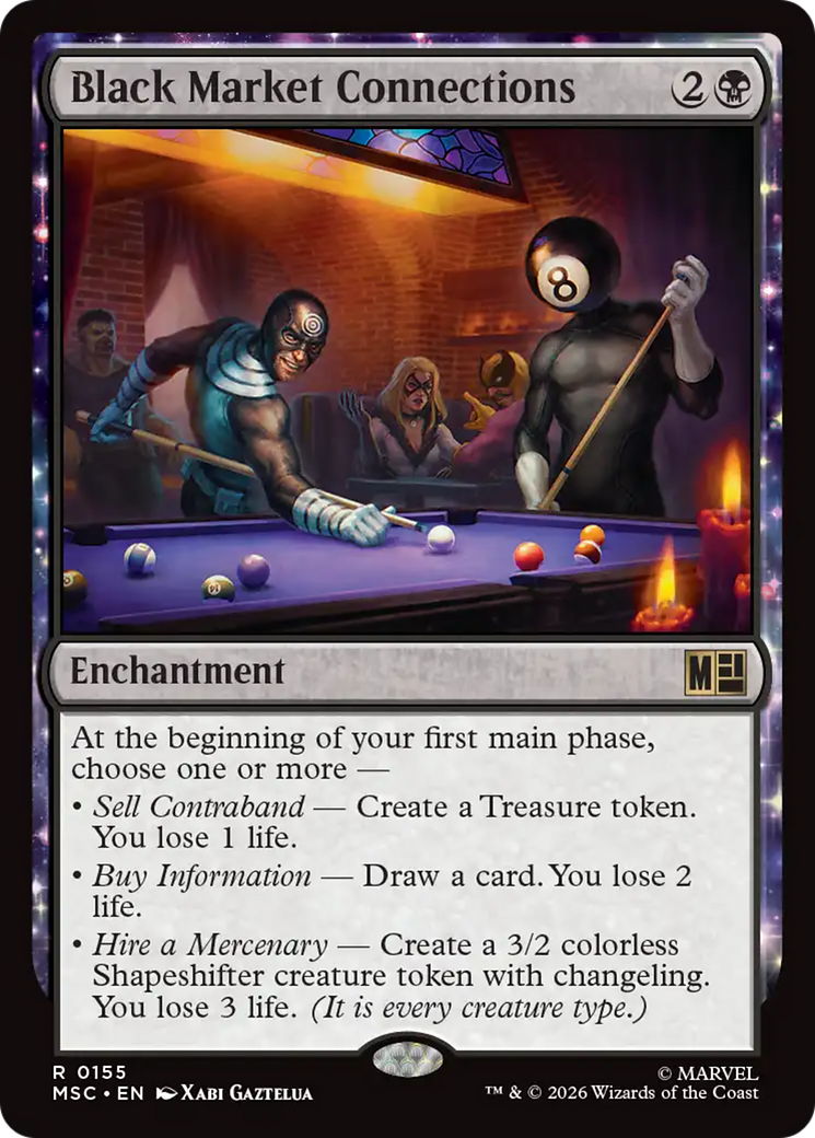 Black Market Connections [Marvel Super Heroes Commander] | Card Merchant Takapuna