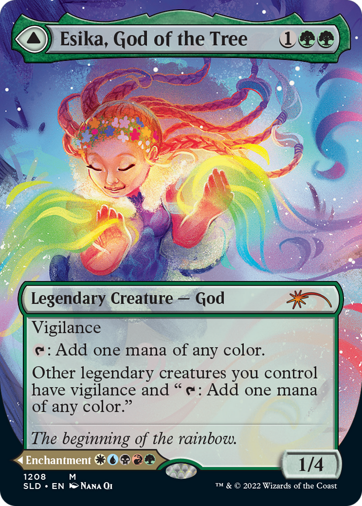 Esika, God of the Tree // The Prismatic Bridge (Display Commander) (Borderless) [Secret Lair: From Cute to Brute] | Card Merchant Takapuna