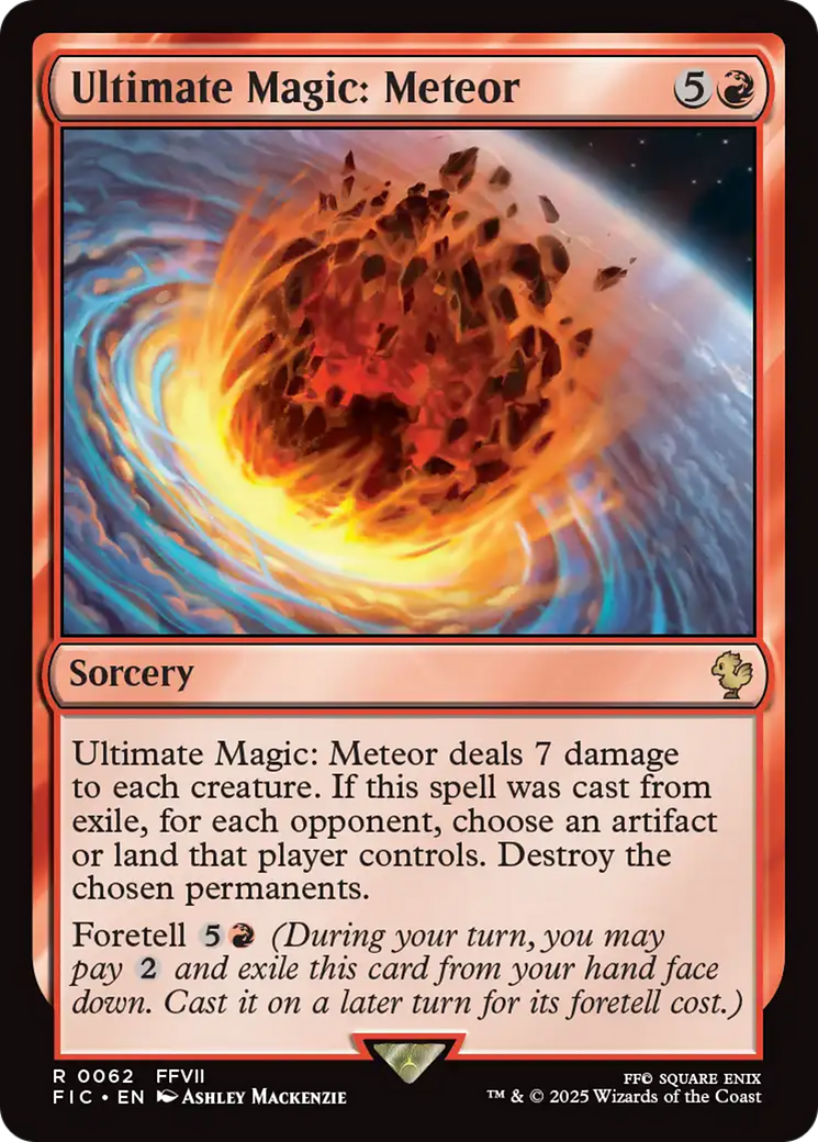 Ultimate Magic: Meteor [FINAL FANTASY Commander] | Card Merchant Takapuna