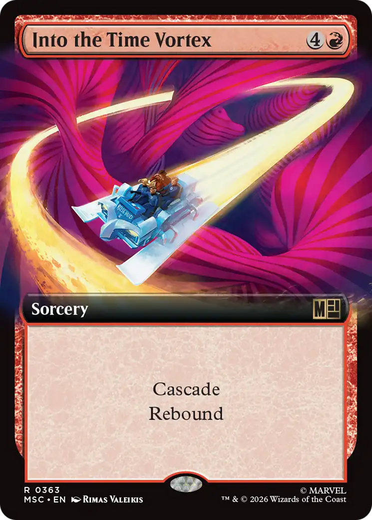 Into the Time Vortex (Extended Art) [Marvel Super Heroes Commander] | Card Merchant Takapuna