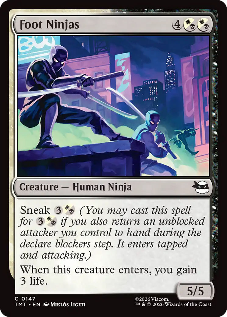 Foot Ninjas [Teenage Mutant Ninja Turtles] | Card Merchant Takapuna