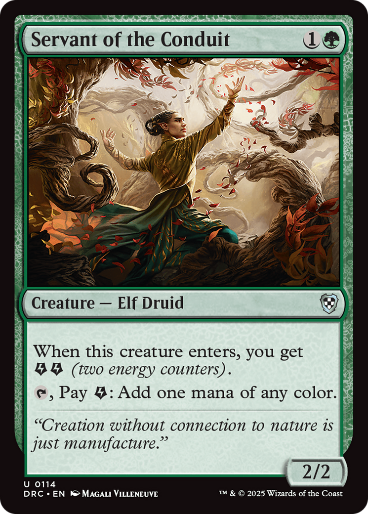 Servant of the Conduit [Aetherdrift Commander] | Card Merchant Takapuna