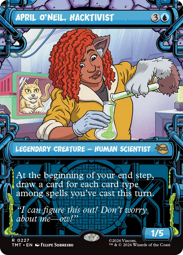 April O'Neil, Hacktivist (0227) (Showcase) [Teenage Mutant Ninja Turtles] | Card Merchant Takapuna