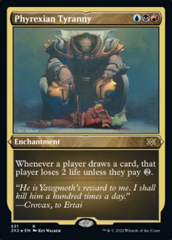 Phyrexian Tyranny (Foil Etched) [Double Masters 2022] | Card Merchant Takapuna