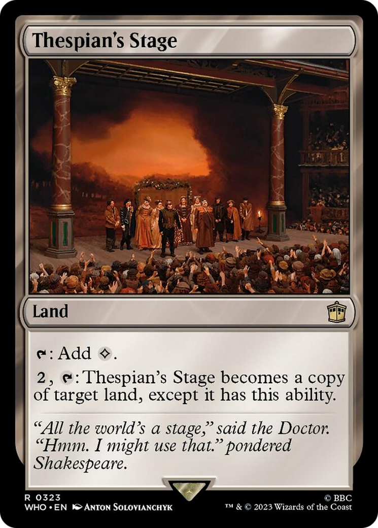 Thespian's Stage [Doctor Who] | Card Merchant Takapuna