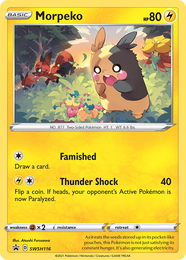 Morpeko (SWSH116) [Sword & Shield: Black Star Promos] | Card Merchant Takapuna