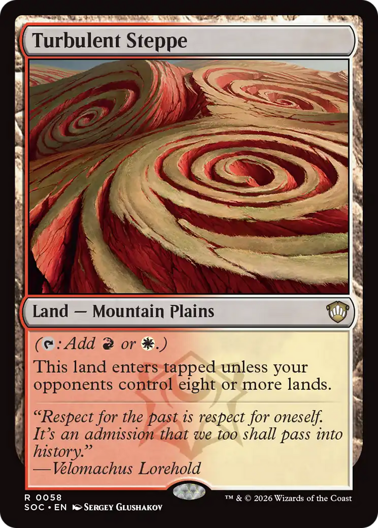 Turbulent Steppe [Secrets of Strixhaven Commander] | Card Merchant Takapuna