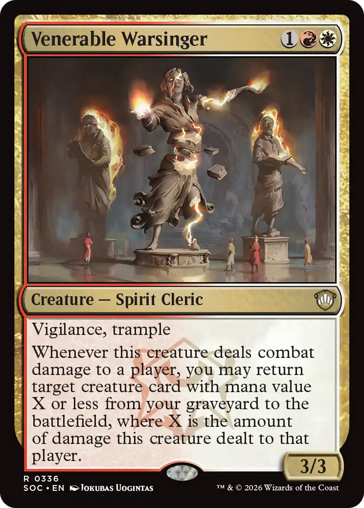 Venerable Warsinger [Secrets of Strixhaven Commander] | Card Merchant Takapuna