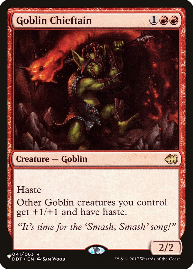 Goblin Chieftain [The List] | Card Merchant Takapuna