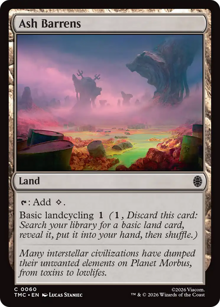 Ash Barrens [Teenage Mutant Ninja Turtles Commander] | Card Merchant Takapuna