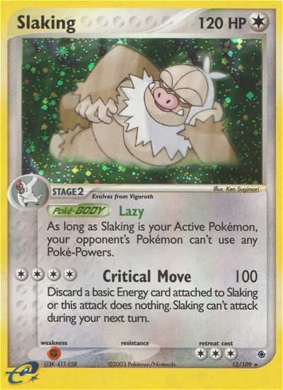 Slaking (12/109) [EX: Ruby & Sapphire] | Card Merchant Takapuna