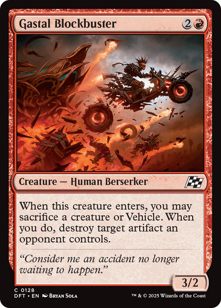 Gastal Blockbuster [Aetherdrift] | Card Merchant Takapuna