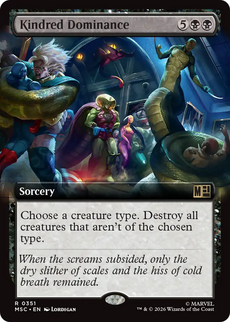 Kindred Dominance (Extended Art) [Marvel Super Heroes Commander] | Card Merchant Takapuna