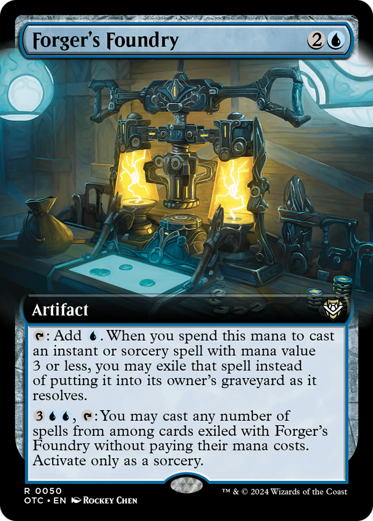 Forger's Foundry (Extended Art) [Outlaws of Thunder Junction Commander] | Card Merchant Takapuna