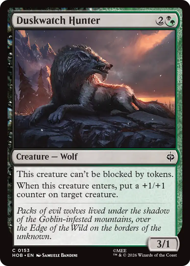 Duskwatch Hunter [The Hobbit] | Card Merchant Takapuna