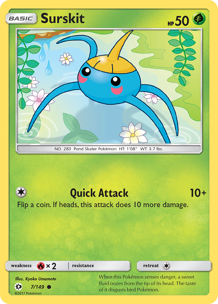 Surskit (7/149) [Sun & Moon: Base Set] | Card Merchant Takapuna