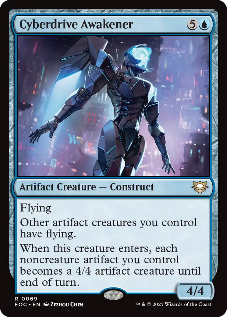 Cyberdrive Awakener [Edge of Eternities Commander] | Card Merchant Takapuna