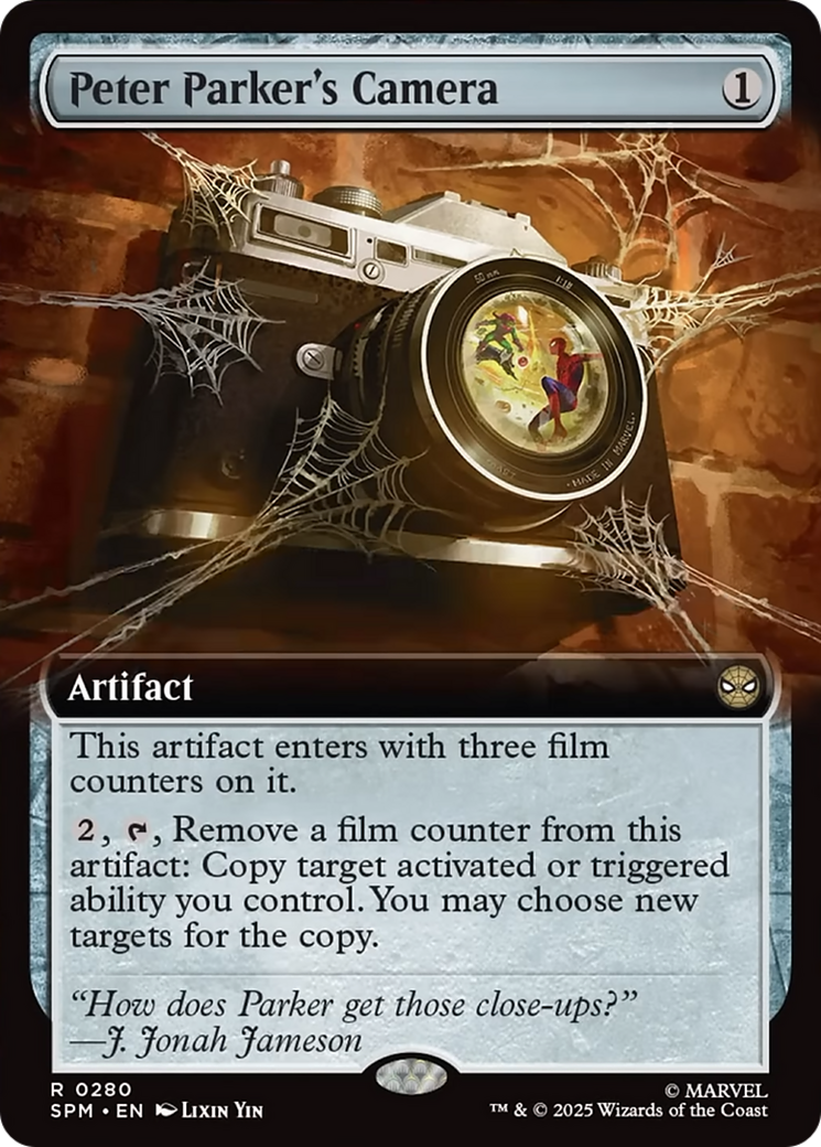 Peter Parker's Camera (Extended Art) [Marvel's Spider-Man] | Card Merchant Takapuna
