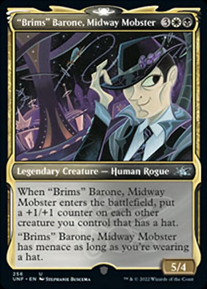 "Brims" Barone, Midway Mobster (Showcase) [Unfinity] | Card Merchant Takapuna