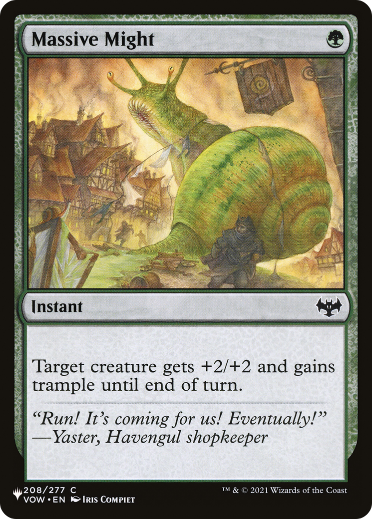 Massive Might [The List] | Card Merchant Takapuna