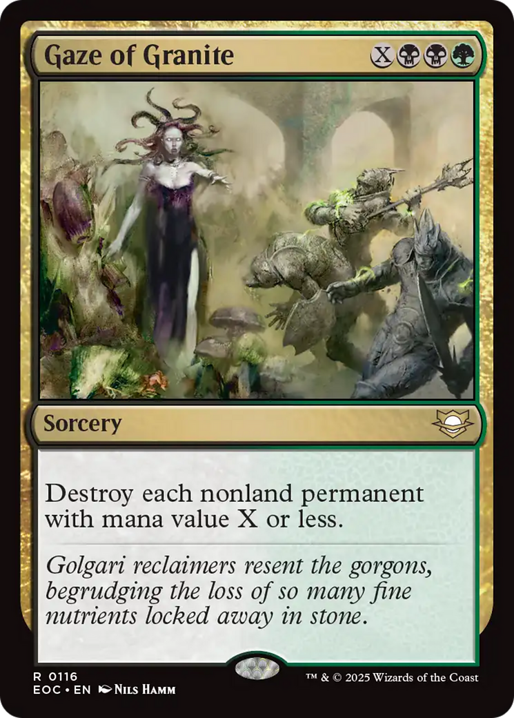 Gaze of Granite [Edge of Eternities Commander] | Card Merchant Takapuna