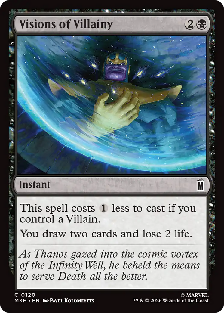 Visions of Villainy [Marvel Super Heroes] | Card Merchant Takapuna